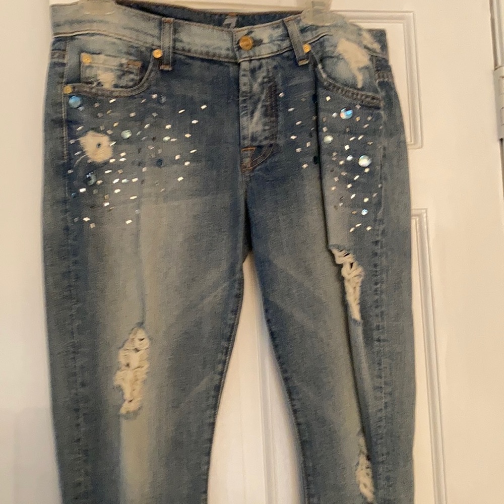 Bedazzled jeans